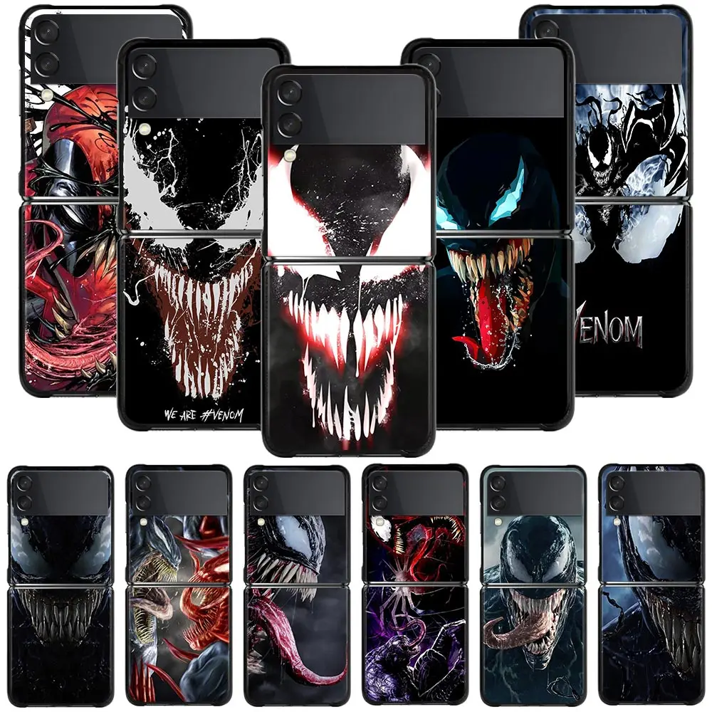 Phone Case For Samsung Galaxy Z Flip3 5G Z Flip 3 5G z flip zflip3 Fundas PC Hard Coque Black Cases Venom MARVEL 
Phone Case For Samsung Galaxy Z Flip3 5G Z Flip 3 5G z flip zflip3 Fundas PC Hard Coque Black Cases Venom MARVEL