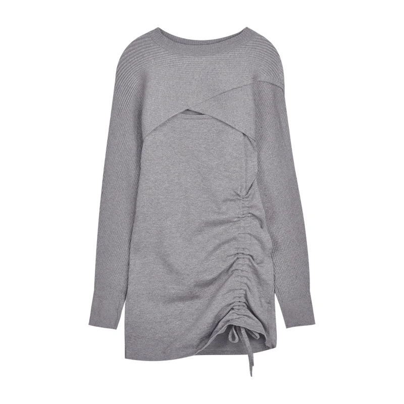 Real Photo 2021 Spring Autumn New Pleated Suspender Bottomed Dress Irregular Sweater Cape Two Piece Set
Real Photo 2021 Spring Autumn New Pleated Suspender Bottomed Dress Irregular Sweater Cape Two Piece Set