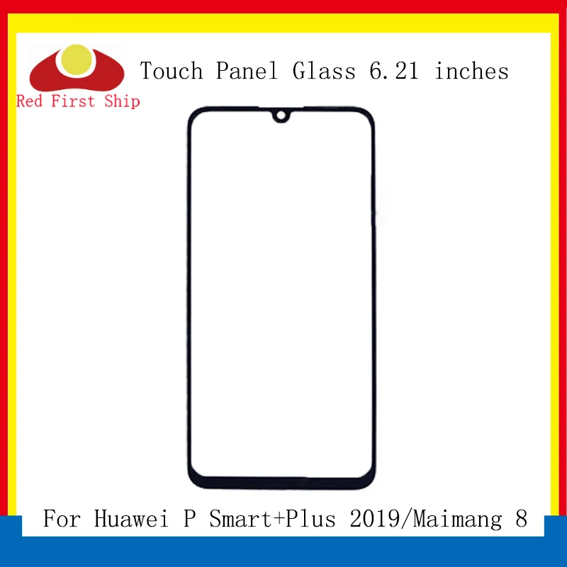 10 шт./лот сенсорный экран для huawei P Smart Plus 2019 Сенсорная панель передняя внешняя