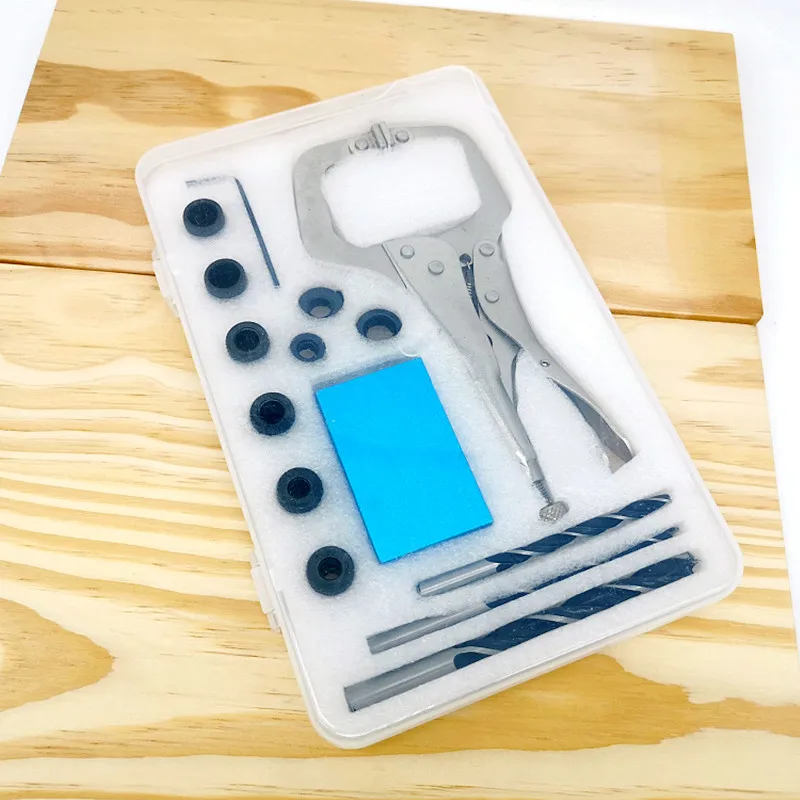 Набор направляющих для сверления, для столярных работ, с косым отверстием, 15 градусов
Набор направляющих для сверления, для столярных работ, с косым отверстием, 15 градусов