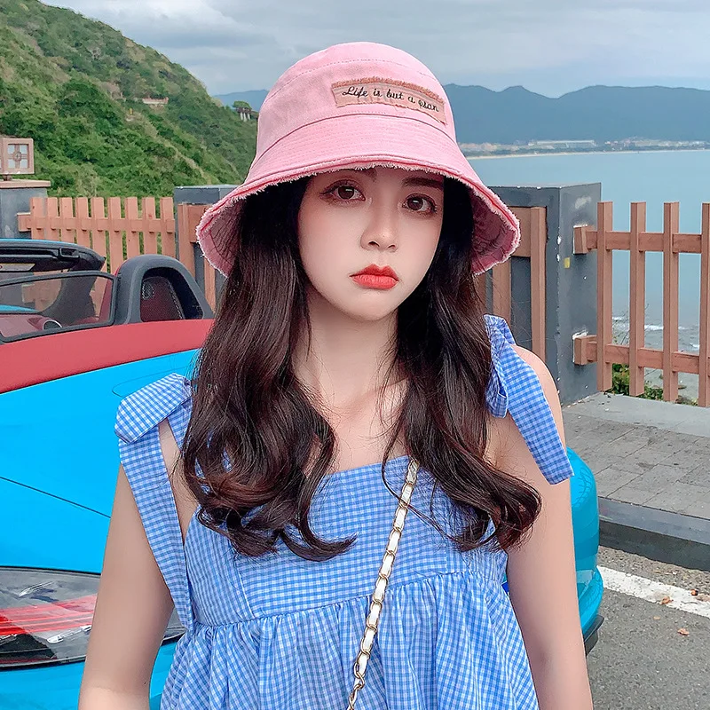 2021 New Solid Embroidery Label Bucket Hats For Women And Girl Summer Fashion Panama Caps Fishing Black Pink Fisherman's Hat
2021 New Solid Embroidery Label Bucket Hats For Women And Girl Summer Fashion Panama Caps Fishing Black Pink Fisherman's Hat