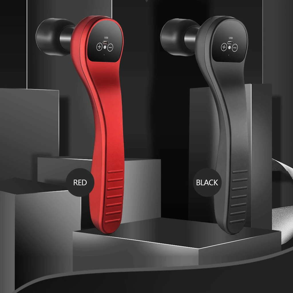 Перкуссионные массажеры, Перезаряжаемый USB-массажер для глубокой ткани для дома, тренажерного зала, офиса, спины 
Перкуссионные массажеры, Перезаряжаемый USB-массажер для глубокой ткани для дома, тренажерного зала, офиса, спины