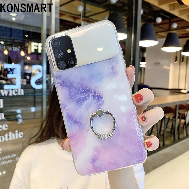Роскошный Мраморный чехол KONSMART для телефона Samsung M51, блестящий силиконовый мягкий чехол-накладка для Samsung Galaxy M51 с кольцом на палец
Роскошный Мраморный чехол KONSMART для телефона Samsung M51, блестящий силиконовый мягкий чехол-накладка для Samsung Galaxy M51 с кольцом на палец