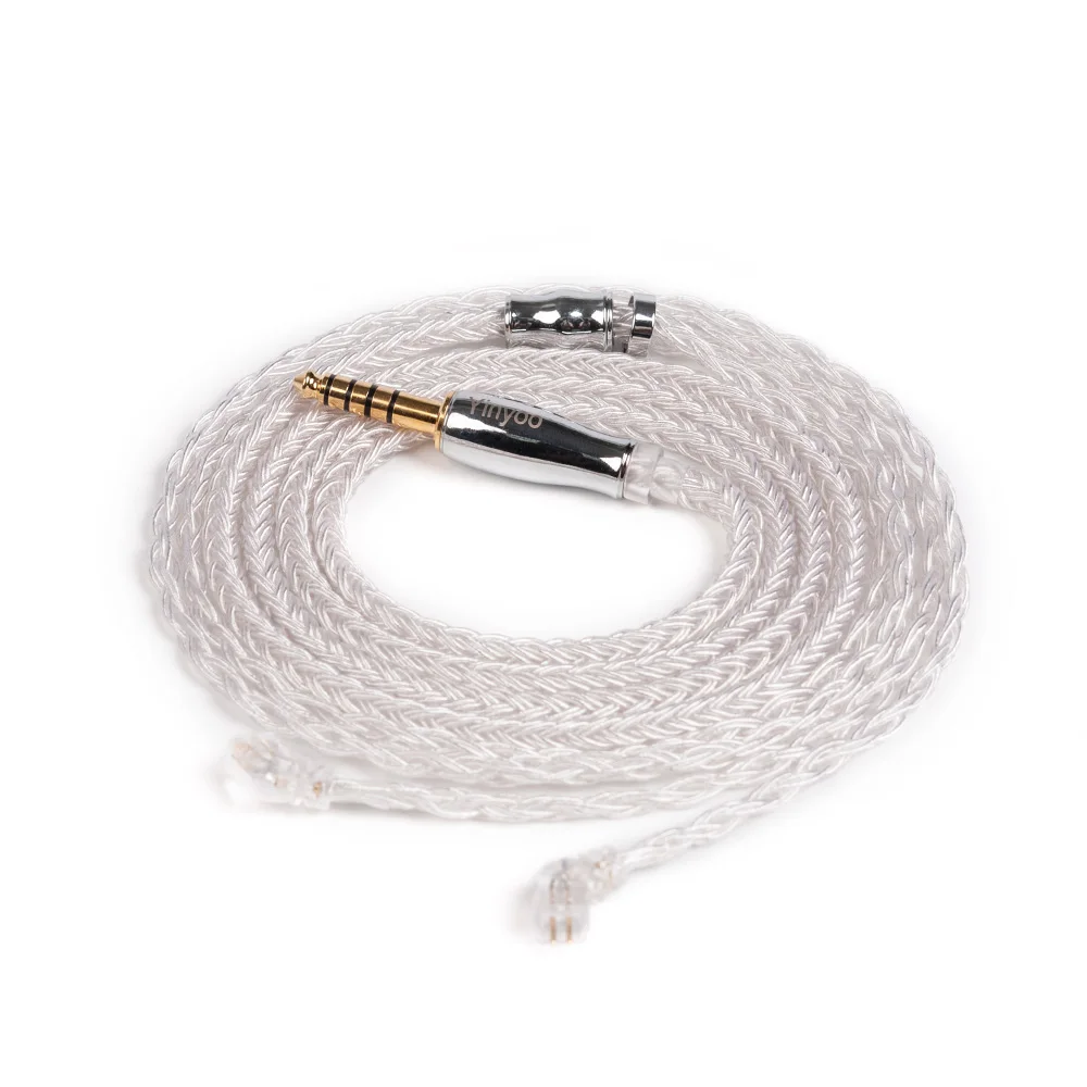 AK Yinyoo 16 Core Silver Plated Cable 2.5/3.5/4.4mm Balanced Cable With MMCX/2pin Connector TFZ AS16 ZSN ZS10 PRO TRN X6 V90 ZSX
AK Yinyoo 16 Core Silver Plated Cable 2.5/3.5/4.4mm Balanced Cable With MMCX/2pin Connector TFZ AS16 ZSN ZS10 PRO TRN X6 V90 ZSX
