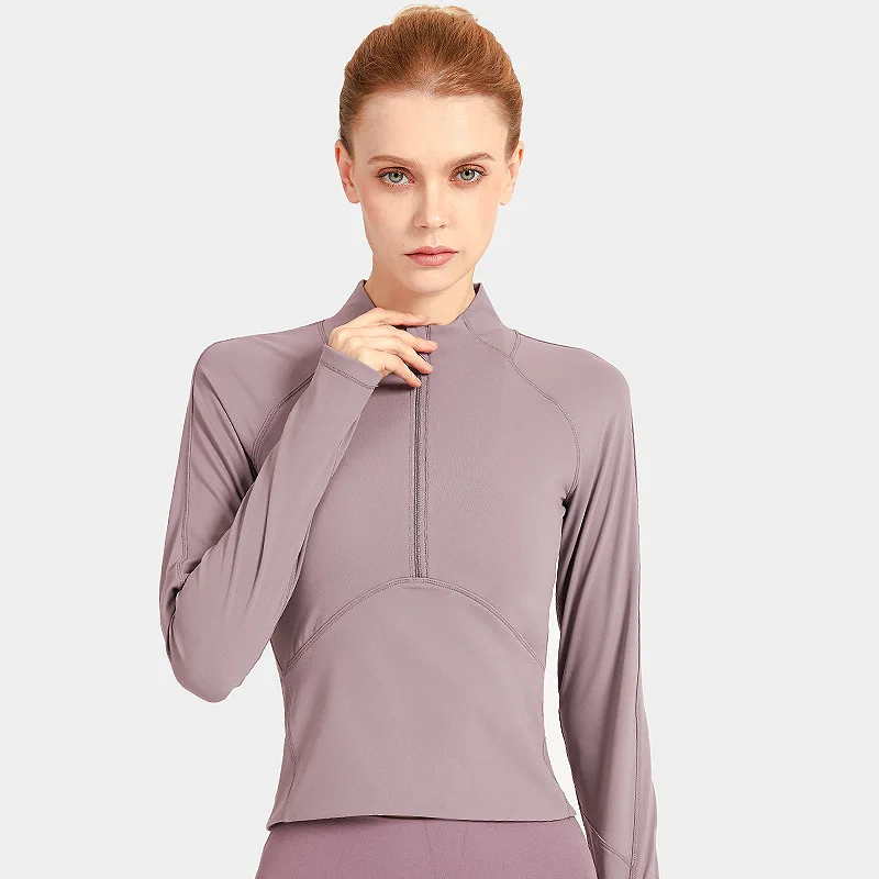 WHOUARE женский сексуальный спортивный Топ с длинным рукавом, рубашки для йоги, фитнеса, тренажерного зала, одежды, дышащая футболка на молнии
WHOUARE женский сексуальный спортивный Топ с длинным рукавом, рубашки для йоги, фитнеса, тренажерного зала, одежды, дышащая футболка на молнии