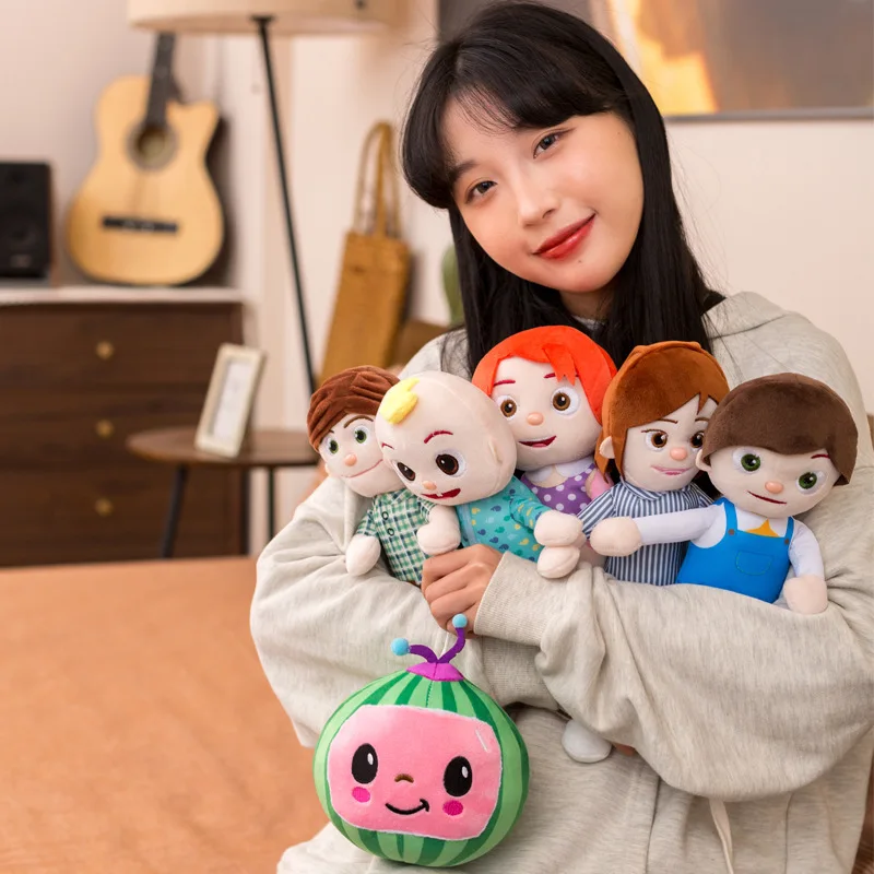 JJ Cocomelon Toy Musical Bedtime Soft Plush Doll For Baby Music Doll Family Kids Toys Birthday Gift Anime Plushie
JJ Cocomelon Toy Musical Bedtime Soft Plush Doll For Baby Music Doll Family Kids Toys Birthday Gift Anime Plushie