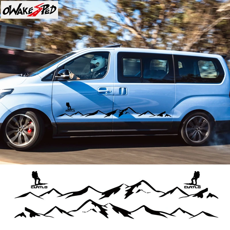 Mountaineer Sport Graphics Car Styling Body Vinyl Decals Auto Door Side Skirt Stripes Decor Stickers For Hyundai IMAX
Mountaineer Sport Graphics Car Styling Body Vinyl Decals Auto Door Side Skirt Stripes Decor Stickers For Hyundai IMAX