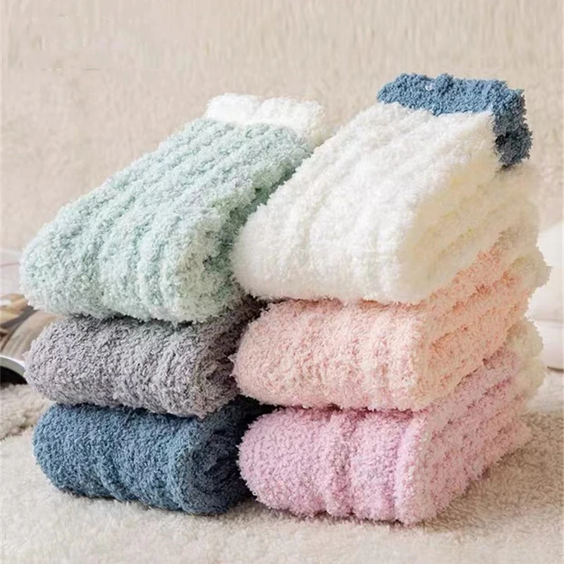 Candy Color Socks Warm Winter Socks Female Coral Fleece Socks Plush Socks Floor Socks Middle Tube Thick Warm Towel Socks
Candy Color Socks Warm Winter Socks Female Coral Fleece Socks Plush Socks Floor Socks Middle Tube Thick Warm Towel Socks
