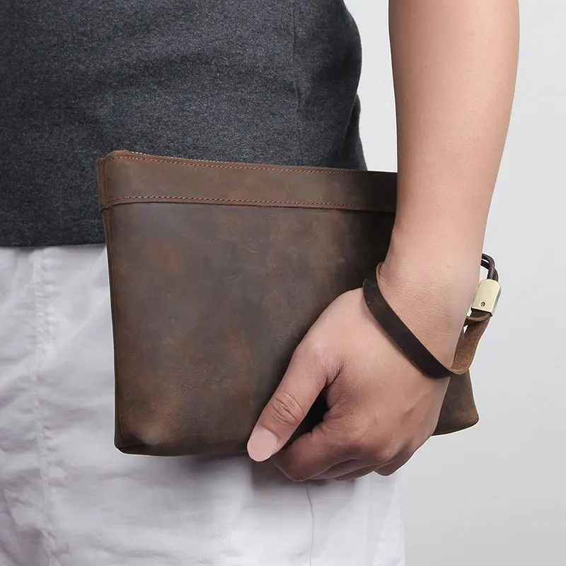 100% Cow Leather Men Wallets Genuine Leather Zipper Business Men's Clutch Bags Long Billfold Large Capacity Male Handbag bags
100% Cow Leather Men Wallets Genuine Leather Zipper Business Men's Clutch Bags Long Billfold Large Capacity Male Handbag bags