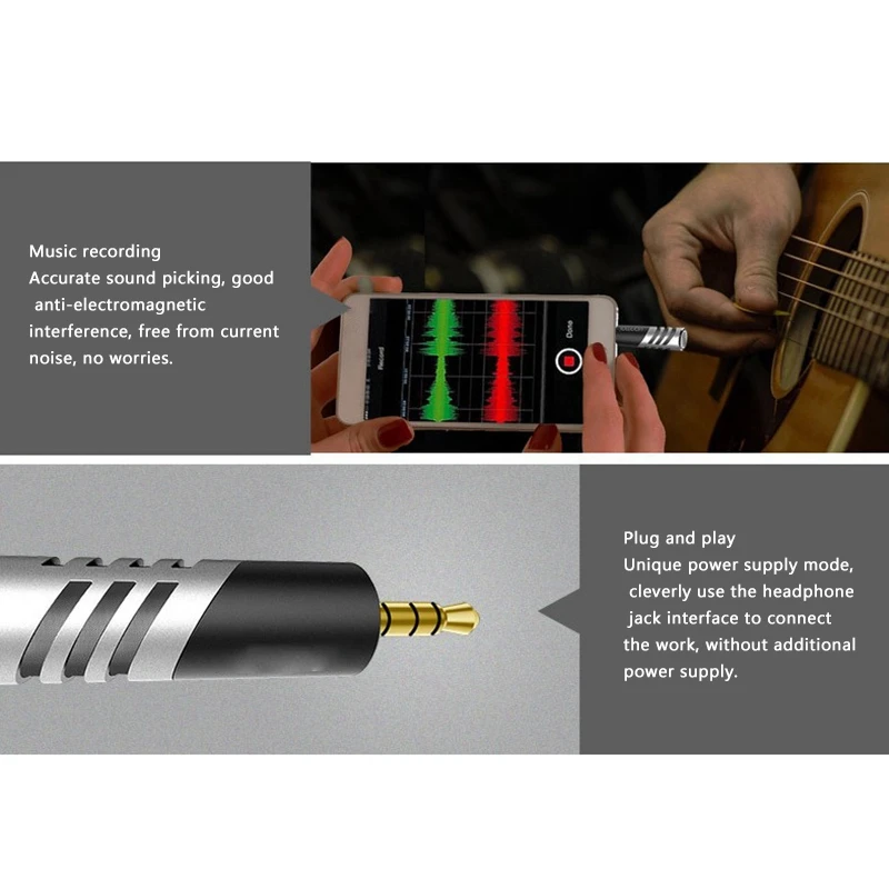 R1 Mini Microphone, Compact Portable Recording Condenser Microphone for iPhone/iPad, Android Phones
R1 Mini Microphone, Compact Portable Recording Condenser Microphone for iPhone/iPad, Android Phones