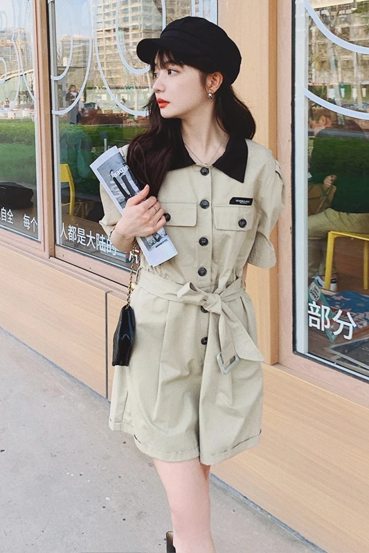 Shorts Jumpsuit Women Fashion Short Sleeve Shirt Style Romper Summer Streetwear Hip Hop Wide Leg One Piece Pants Sets Overalls
Shorts Jumpsuit Women Fashion Short Sleeve Shirt Style Romper Summer Streetwear Hip Hop Wide Leg One Piece Pants Sets Overalls