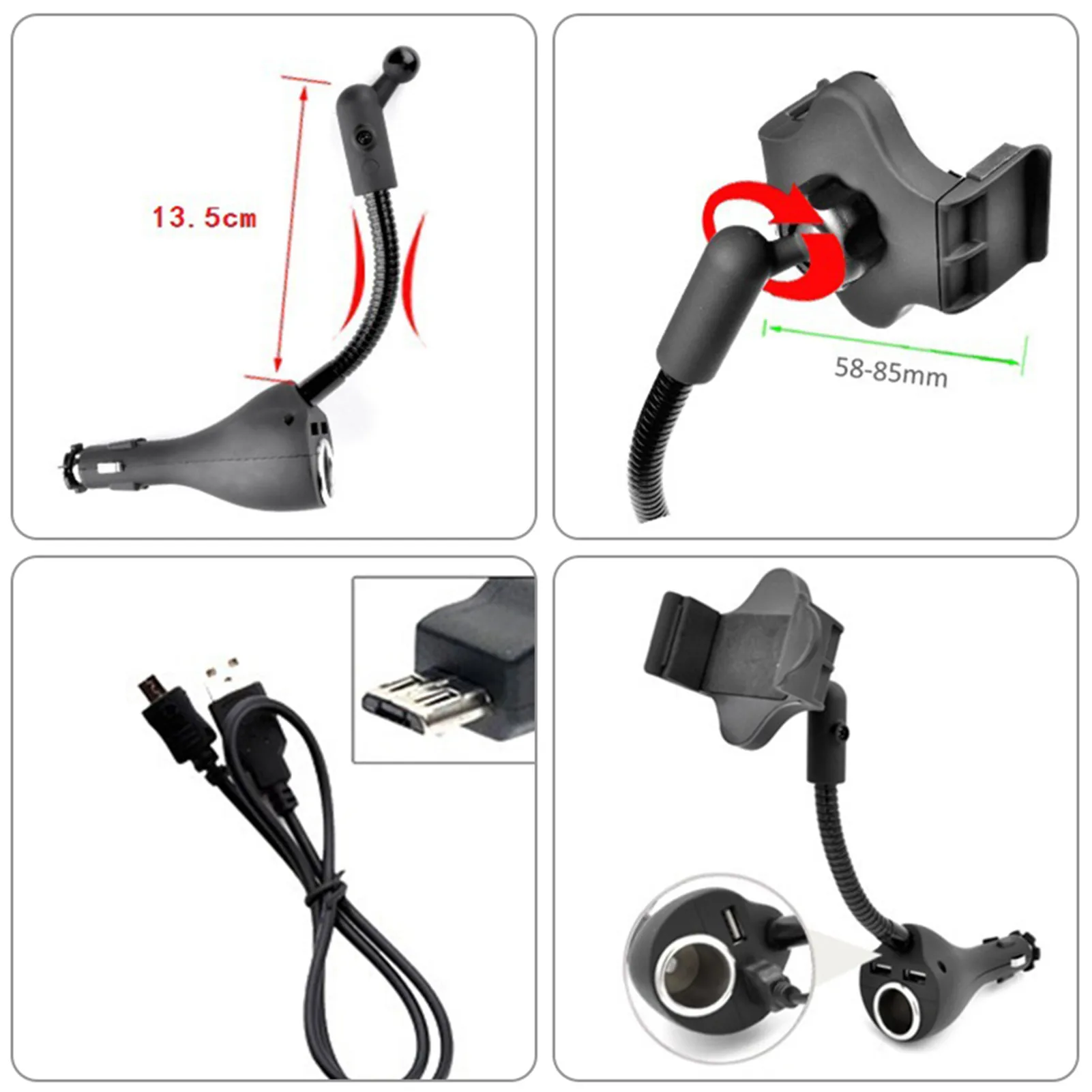 Car Mobile Phone Holder Three In One Car Cigarette Lighter Power Converter Dual USB Car Charging Suitable For Apple For Samsung
Car Mobile Phone Holder Three In One Car Cigarette Lighter Power Converter Dual USB Car Charging Suitable For Apple For Samsung
