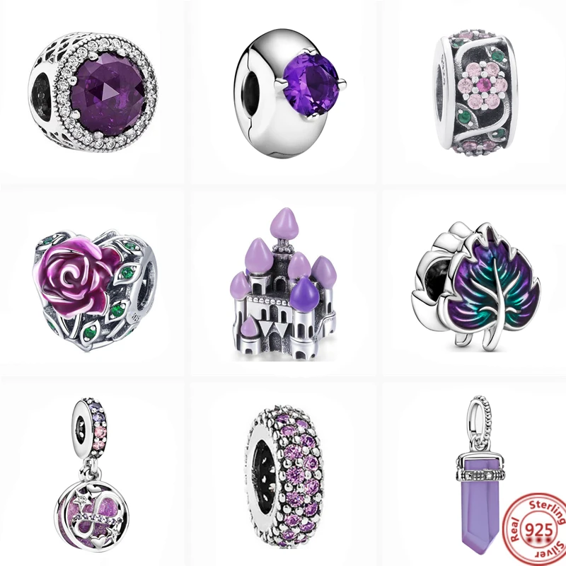 925 Sterling Silver Purple Leaves Heart Stars Moon Infinite Charm Bead Fit Original Pandora Bracelet Women DIY Jewelry Wholesale
925 Sterling Silver Purple Leaves Heart Stars Moon Infinite Charm Bead Fit Original Pandora Bracelet Women DIY Jewelry Wholesale