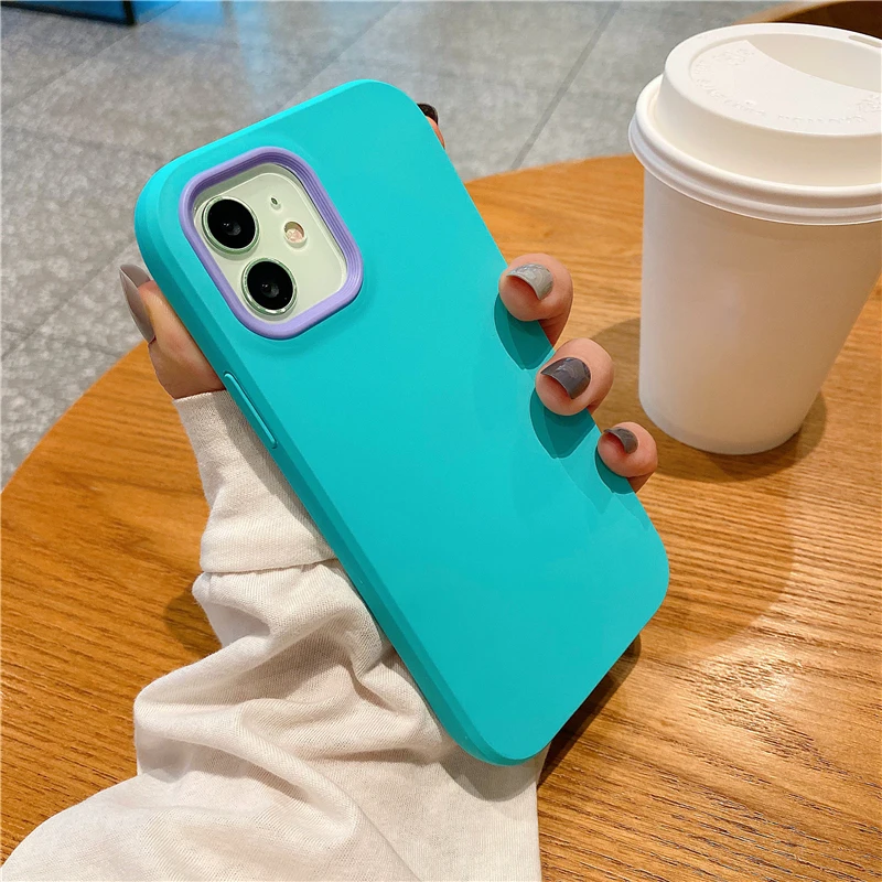 3 in 1 Armor Shockproof Bumper Phone Case For iPhone 13 12 11 Pro Max XR XS Max X 7 8 Plus Candy Color Liquid Silicone Cover
3 in 1 Armor Shockproof Bumper Phone Case For iPhone 13 12 11 Pro Max XR XS Max X 7 8 Plus Candy Color Liquid Silicone Cover