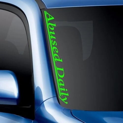 Для неправильного ежедневного художественного шрифта графический символ лобовое стекло автомобиля гоночный стикер
Для неправильного ежедневного художественного шрифта графический символ лобовое стекло автомобиля гоночный стикер