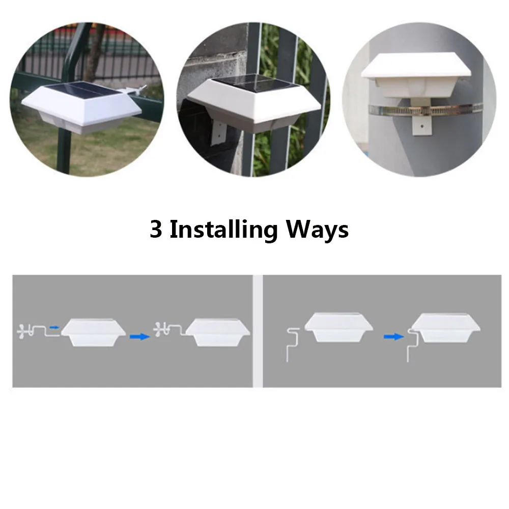 Auto On Off 6LED Solar Powered Gutter Fence Lights 600mAh Pathway Stair Security Lamp IP44 Outdoor DIY Wall Light Night Lamp
Auto On Off 6LED Solar Powered Gutter Fence Lights 600mAh Pathway Stair Security Lamp IP44 Outdoor DIY Wall Light Night Lamp