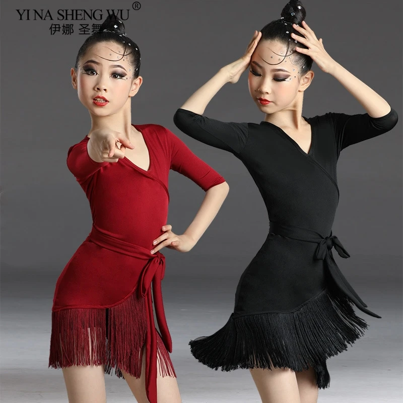 Children Latin Dance Dress New Tassel Dance Dress Fringed Tango Salsa Kids Dresses for Girls Professional Competition Costume
Children Latin Dance Dress New Tassel Dance Dress Fringed Tango Salsa Kids Dresses for Girls Professional Competition Costume