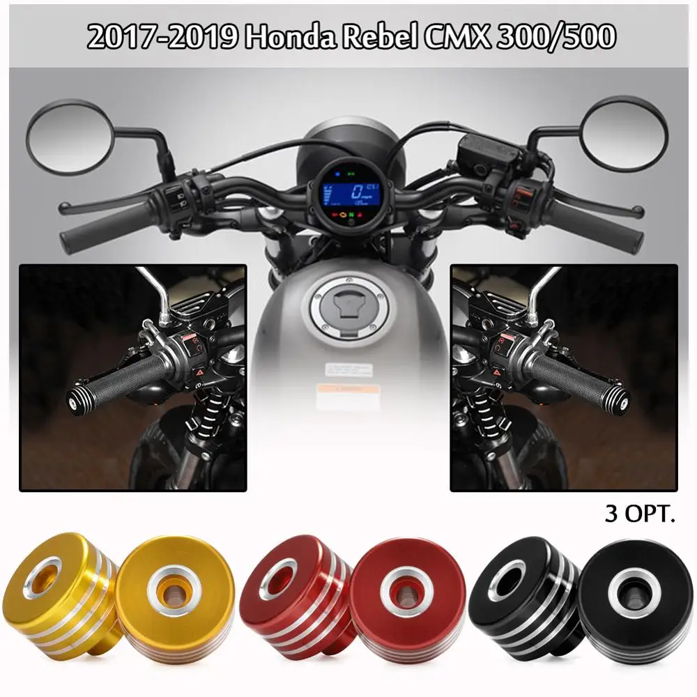 Торцевая вилка для ручки 2017 2018 2019 HONDA Rebel CMX 300 500 CMX500 CMX300 руля слайдер крышка