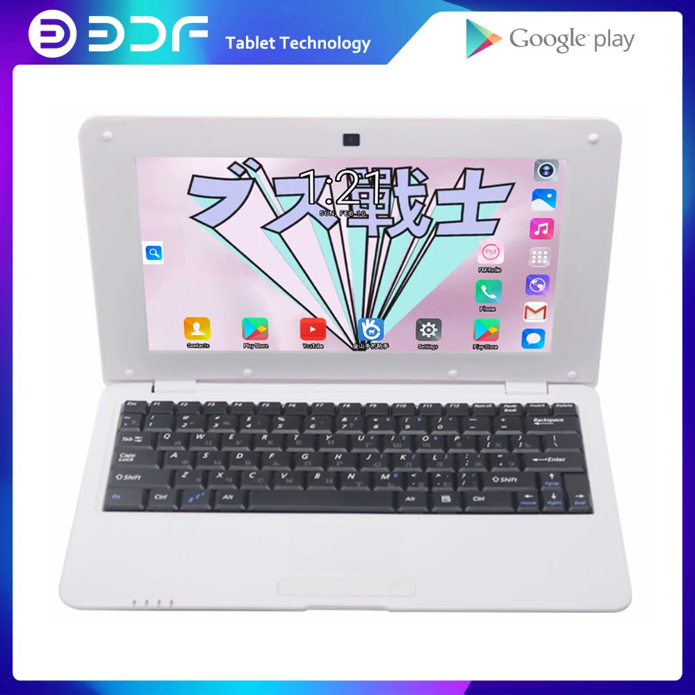 BDF New Design 10.1 Inch Notebook Android Laptop Quad Core Android 6.0 1024*600 1.5GHZ WiFi Bluetooth Mini 10 Inch Tab
BDF New Design 10.1 Inch Notebook Android Laptop Quad Core Android 6.0 1024*600 1.5GHZ WiFi Bluetooth Mini 10 Inch Tab