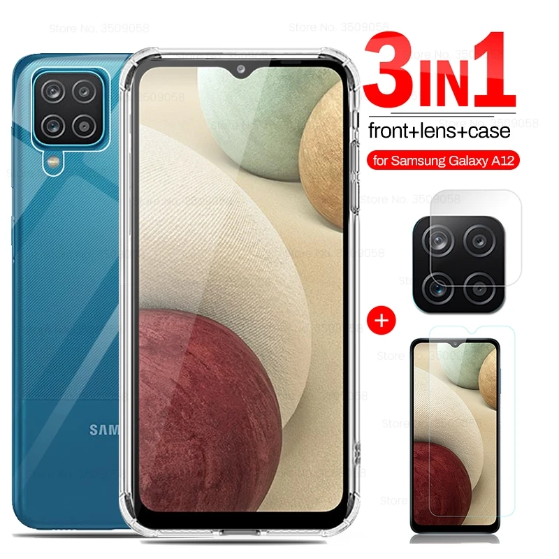 3in1 camera lens film+screen protector glass+airbag clear soft silicone case for samsung galaxy a12 a 12 22 a22 2021 phone cover
3in1 camera lens film+screen protector glass+airbag clear soft silicone case for samsung galaxy a12 a 12 22 a22 2021 phone cover