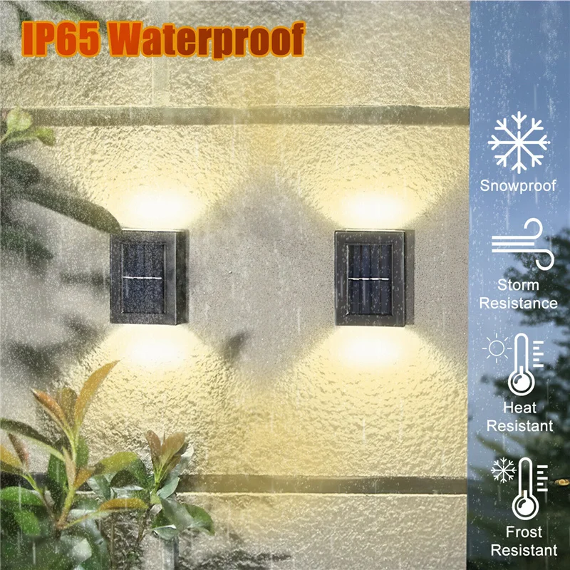 Outdoor Solar LED Wall Lamp Waterproof Solar Light Sconce Lamp 5V Garden Light Street Lamp LED Patio Sunlight Landscape Lighting
Outdoor Solar LED Wall Lamp Waterproof Solar Light Sconce Lamp 5V Garden Light Street Lamp LED Patio Sunlight Landscape Lighting
