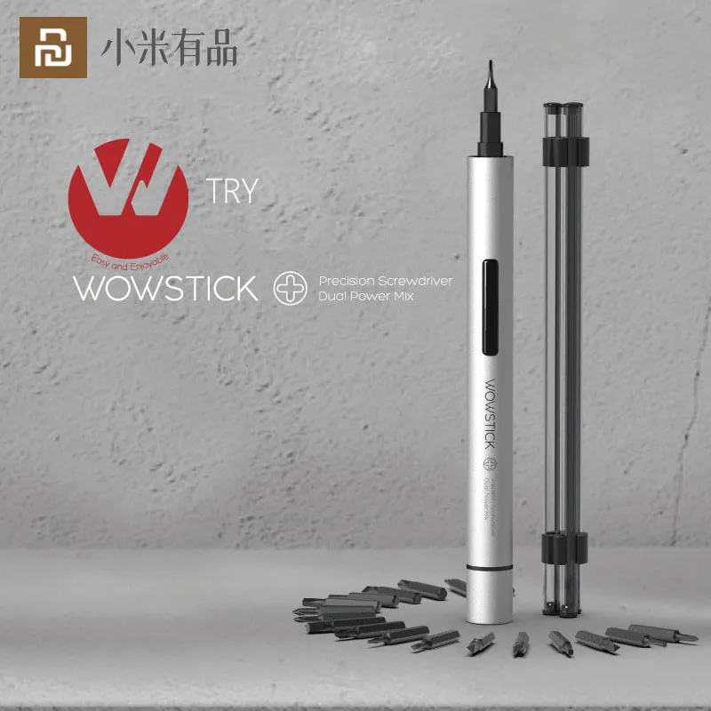 Original Youpin Wowstick TRY Precision Electric Screwdriver Set Dual Power Mini integrated Disassembly Repair Tool 20 S2 Alloy
Original Youpin Wowstick TRY Precision Electric Screwdriver Set Dual Power Mini integrated Disassembly Repair Tool 20 S2 Alloy