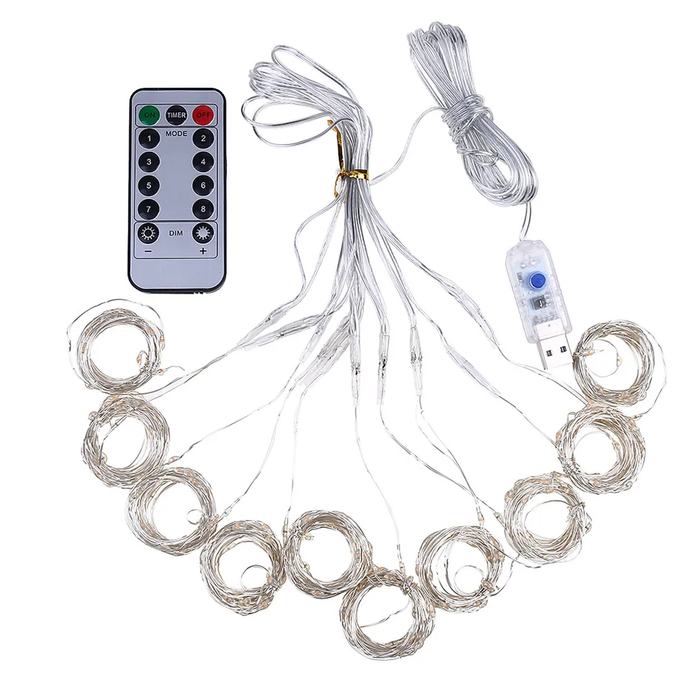 3M USB LED Curtain String Lights Flash Fairy Garland Remote Control 200 LED lights Festival Outdoor Party Wedding Home decor
3M USB LED Curtain String Lights Flash Fairy Garland Remote Control 200 LED lights Festival Outdoor Party Wedding Home decor