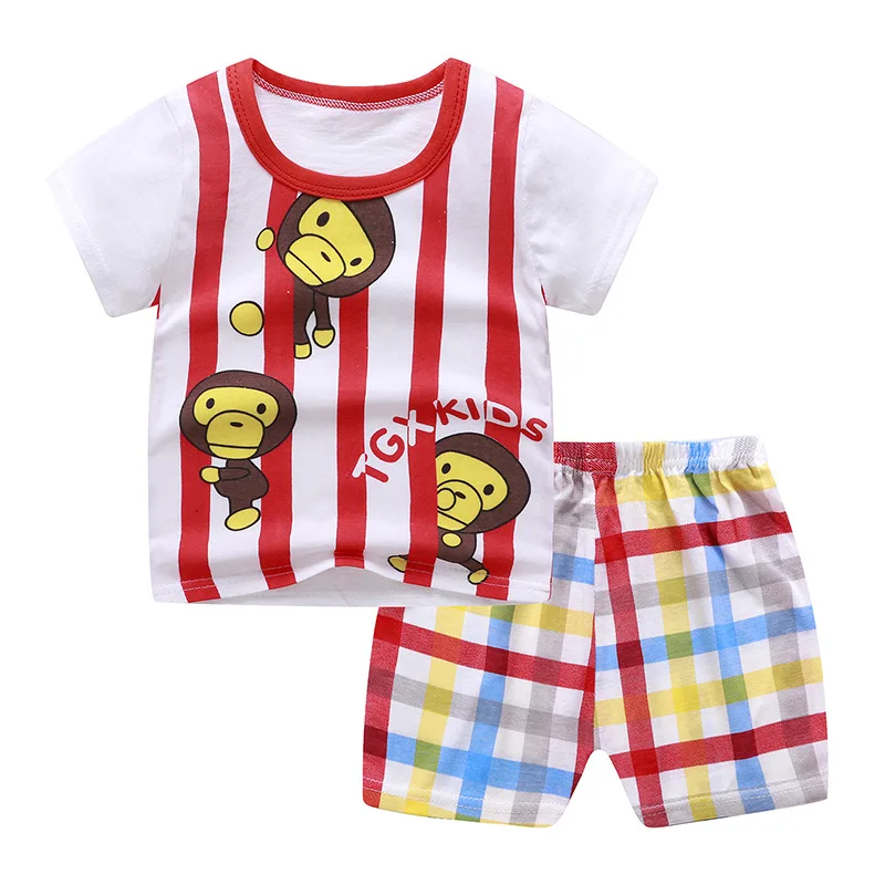 2021 2pcs Baby Boy Girls Underwear Set Summer Cartoon Pajamas Breathing Cotton Summer Boy Thin Clothing Suit BB13
2021 2pcs Baby Boy Girls Underwear Set Summer Cartoon Pajamas Breathing Cotton Summer Boy Thin Clothing Suit BB13