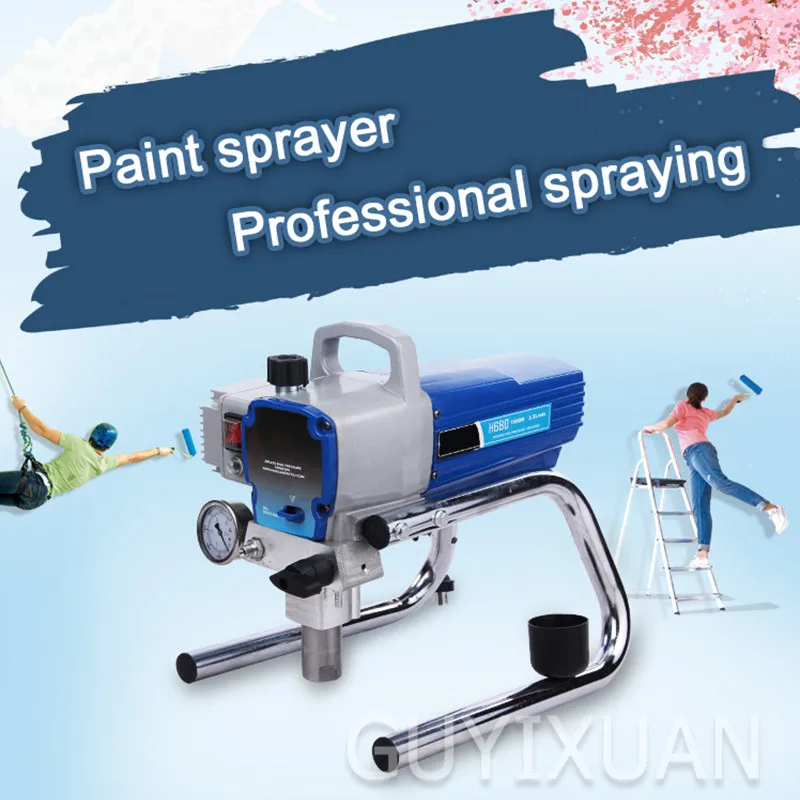 Small electric household high pressure airless spraying machine Latex machine Automatic high pressure paint coating machine
Small electric household high pressure airless spraying machine Latex machine Automatic high pressure paint coating machine