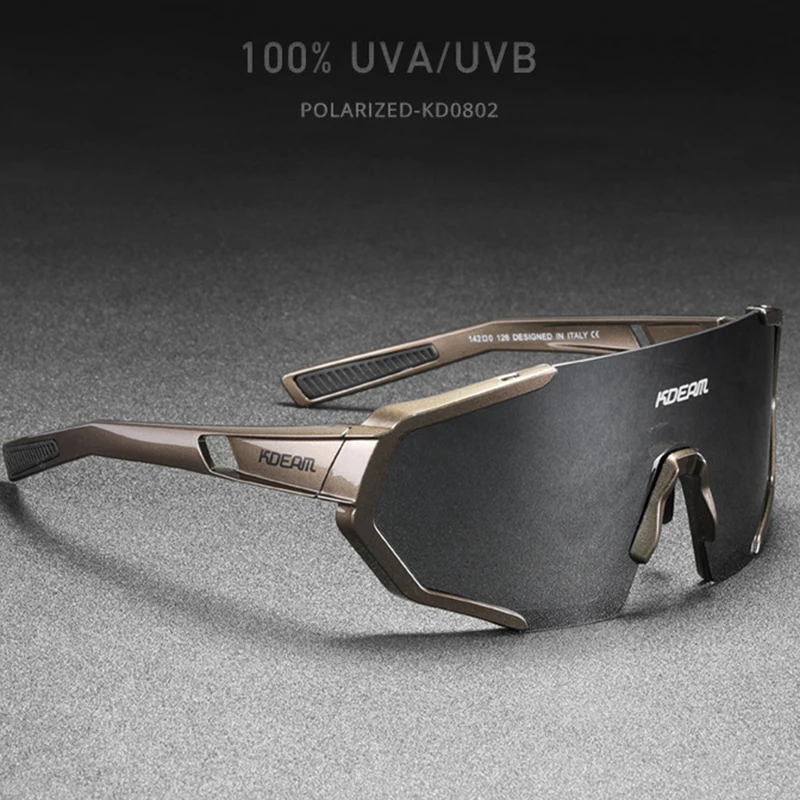 KDEAM Shatterproof TR90 Active Polarized Sunglasses Men Ultra-grip Rubber Nose Multilayer Mirror Lens + Clear Lens
KDEAM Shatterproof TR90 Active Polarized Sunglasses Men Ultra-grip Rubber Nose Multilayer Mirror Lens + Clear Lens