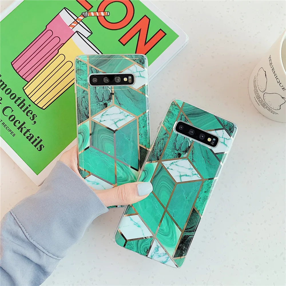 Чехол с мраморным цветком для Samsung Galaxy A40 A50 A70 S10P задняя крышка мягкий силиконовый