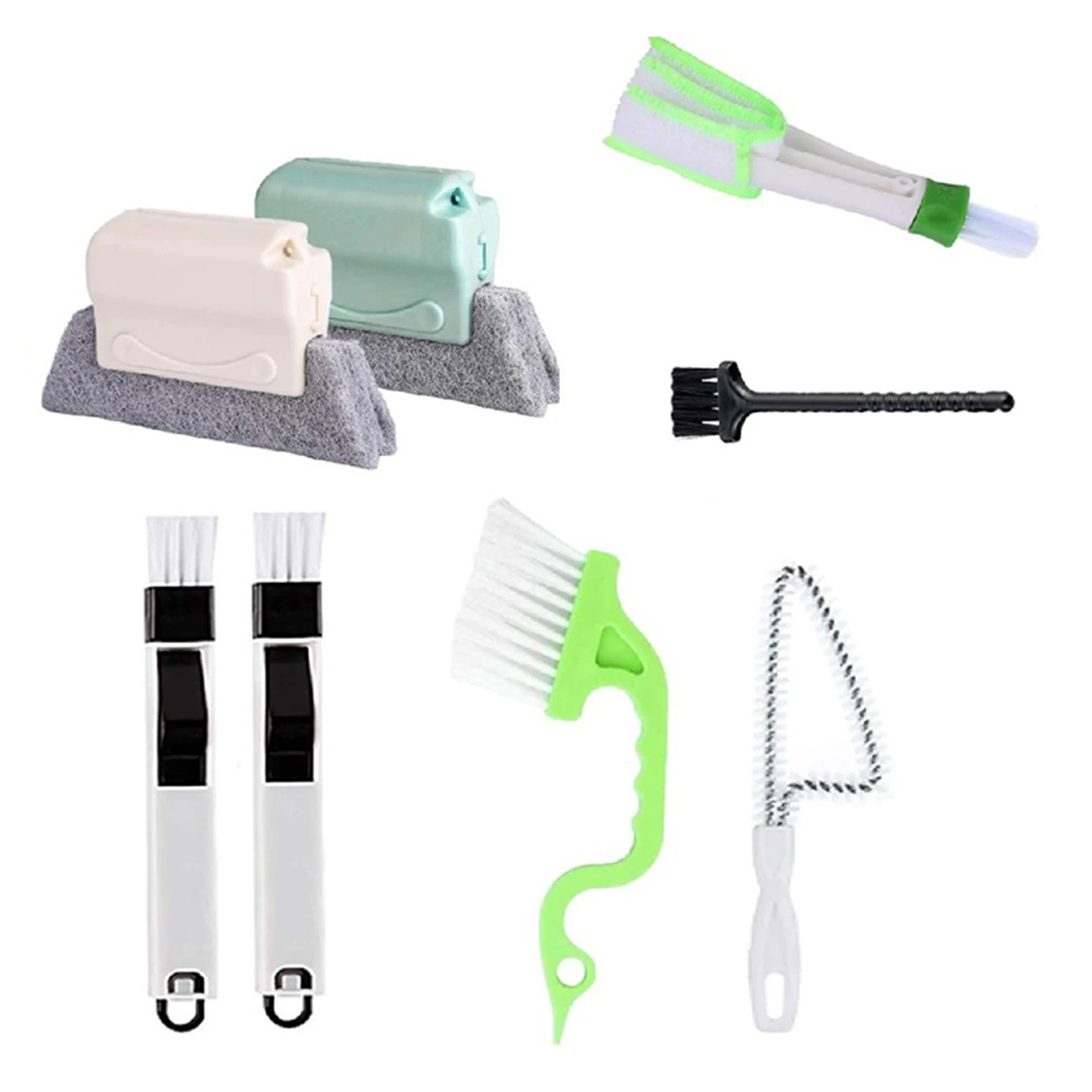 Set of 8 Groove Gap Cleaning Tool Hand-held Corner Crevice Cleaning Brushes Set for Various Car Vents Keyboard Tiles H88
Set of 8 Groove Gap Cleaning Tool Hand-held Corner Crevice Cleaning Brushes Set for Various Car Vents Keyboard Tiles H88