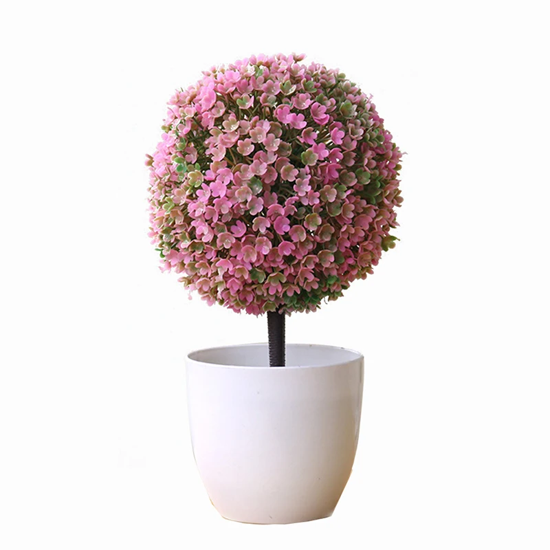 Artificial Plants Potted Sakura Snowball 6 Color Small Tree Plants Fake Flowers Potted Ornaments For Office Home Garden Decor
Artificial Plants Potted Sakura Snowball 6 Color Small Tree Plants Fake Flowers Potted Ornaments For Office Home Garden Decor