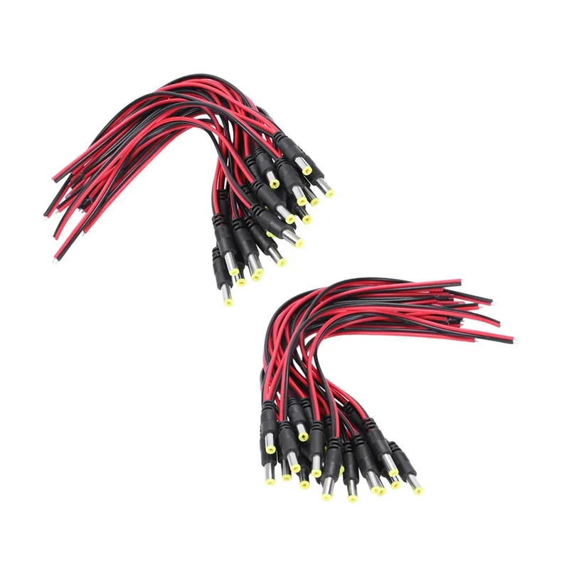 20 Pair 5.5 X 2.1Mm Female & Male DC Jack Plug CCTV Camera Power Connection Line
20 Pair 5.5 X 2.1Mm Female & Male DC Jack Plug CCTV Camera Power Connection Line