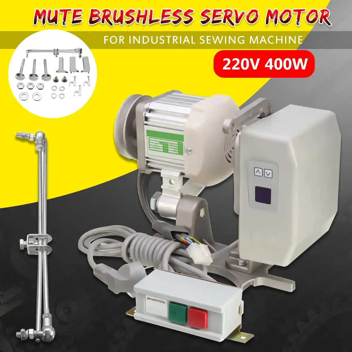 Energy Saving MuteAdjustable Brushless Motor 400W For Industrial Sewing Machine 220V 6N.M 4500RPM Electric Sewing Machine Motor
Energy Saving MuteAdjustable Brushless Motor 400W For Industrial Sewing Machine 220V 6N.M 4500RPM Electric Sewing Machine Motor