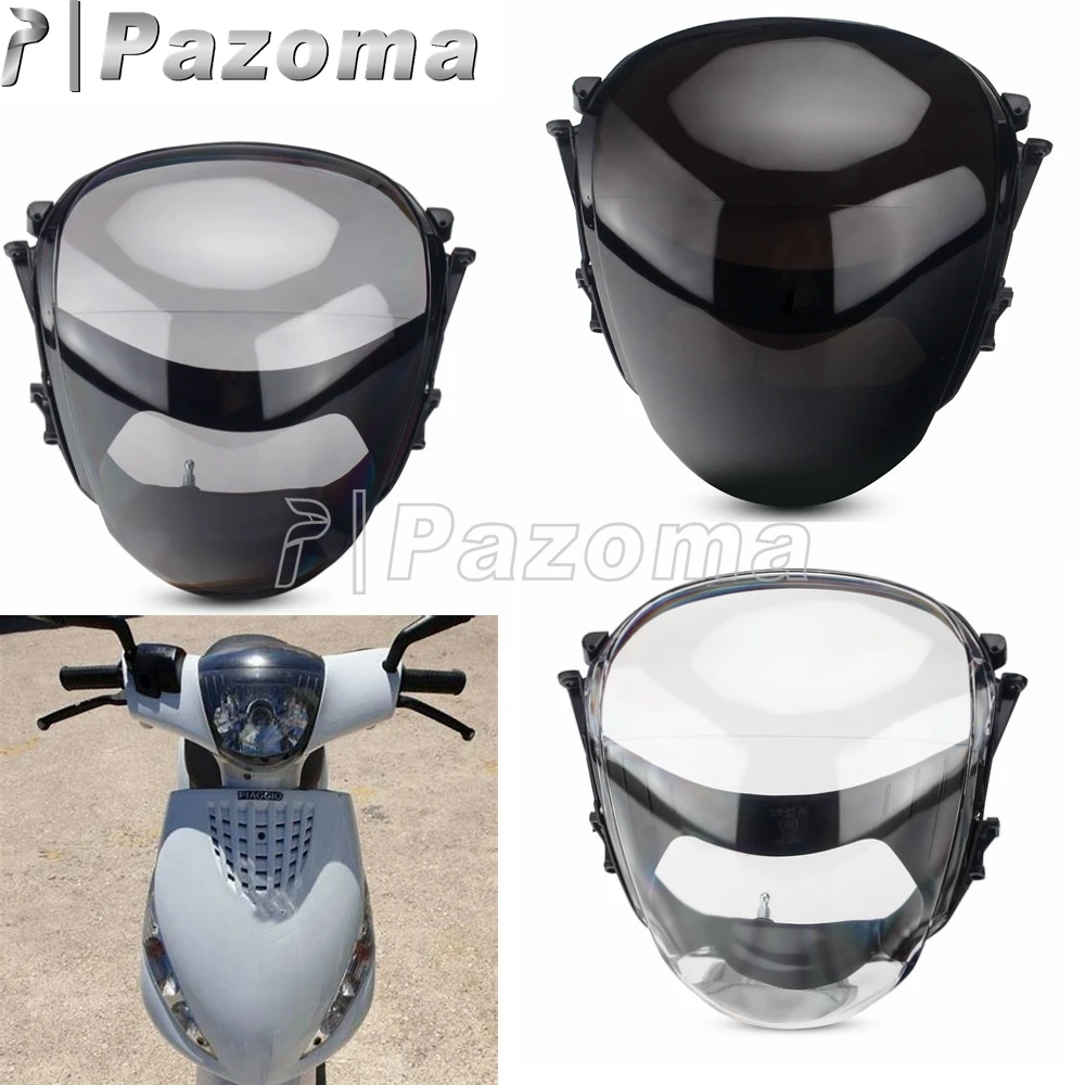 

Black Smoke Clear Headlamp Lens Cover Headlight Glass Headlamp Lens Cover For Zip 100 50 98 4T 2T LC AC DT TT Base Zip 125 124