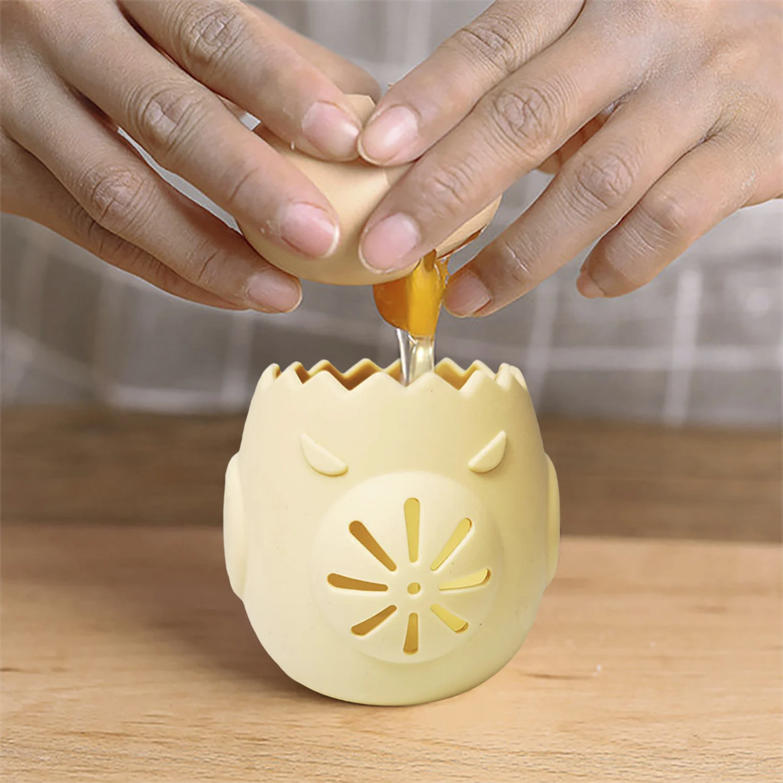 1pc Silicone Egg White Separator Yolk Dividers Egg Opener Cracker Separator Kitchen Gadgets and Accessories Cooking Tools
1pc Silicone Egg White Separator Yolk Dividers Egg Opener Cracker Separator Kitchen Gadgets and Accessories Cooking Tools