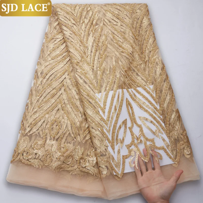 SJD LACE 2022 Unique Design French Tulle Lace Fabric Embroidery Heavy Small Beads African Mesh Lace Fabric For Wedding Sew A2757
SJD LACE 2022 Unique Design French Tulle Lace Fabric Embroidery Heavy Small Beads African Mesh Lace Fabric For Wedding Sew A2757