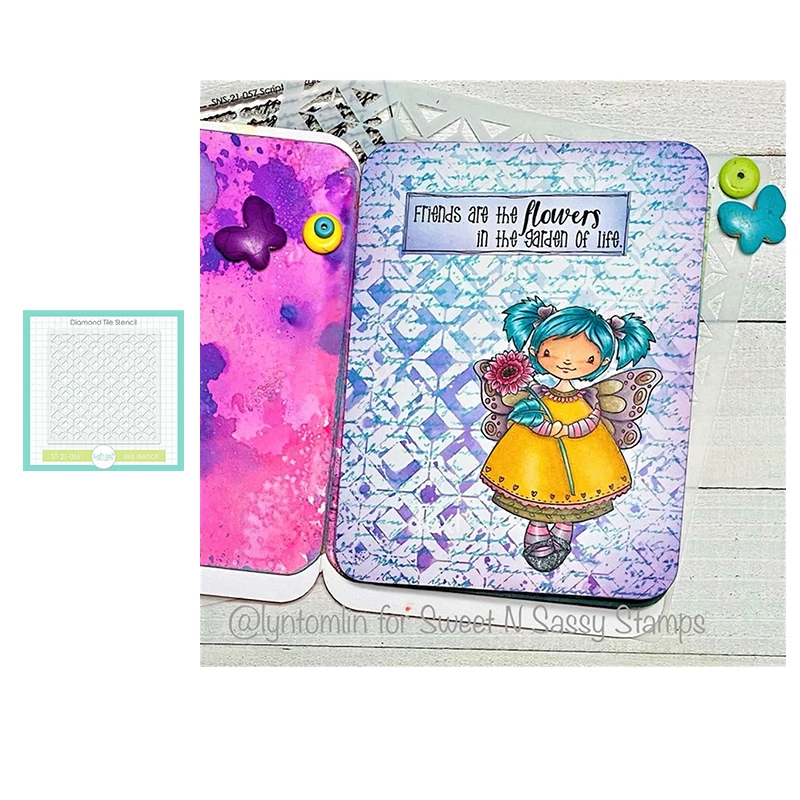 Hot Sale Embossing Template Diamond Tile Latest Layered Stencil Reusable Diy Scrapbook Stamp Greeting Card Craft Decoration Gift
Hot Sale Embossing Template Diamond Tile Latest Layered Stencil Reusable Diy Scrapbook Stamp Greeting Card Craft Decoration Gift