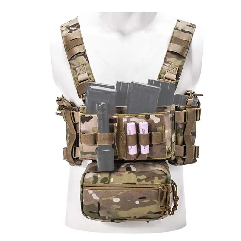 Tactical Chest Rig Molle Outdoor Airsoft Military Vest Carrier Chest Vest with Tool Magazine Pouch Camping Hunting Accessories
Tactical Chest Rig Molle Outdoor Airsoft Military Vest Carrier Chest Vest with Tool Magazine Pouch Camping Hunting Accessories