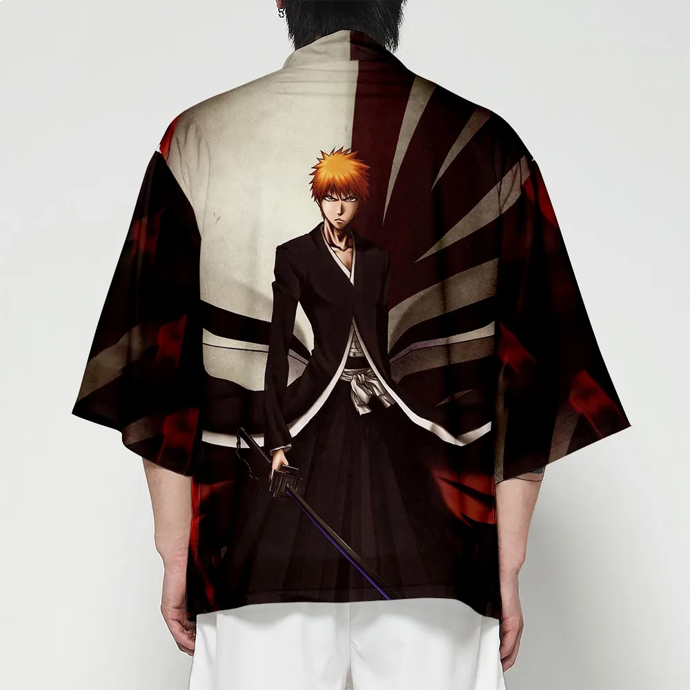 BLEACH 3D Printing Japanese Kimono Haori Yukata Cosplay Women/Men Fashion Summer Casual Short Sleeve Streetwear Jackets Clothes
BLEACH 3D Printing Japanese Kimono Haori Yukata Cosplay Women/Men Fashion Summer Casual Short Sleeve Streetwear Jackets Clothes