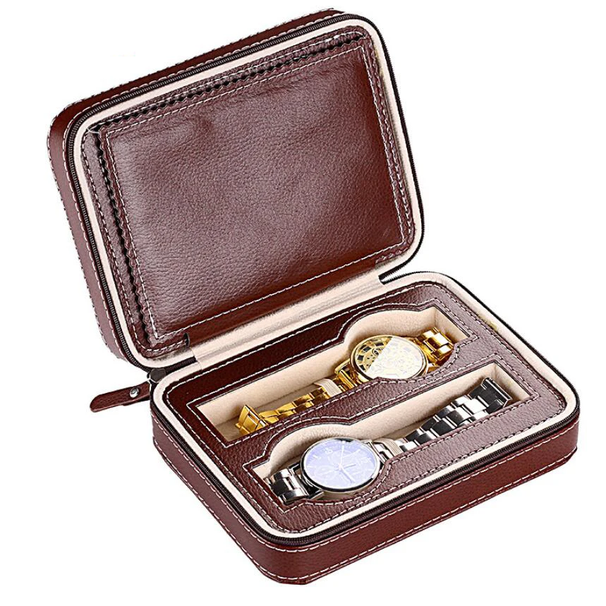 2/4/8 Slot PU Leather Watch Box Watch Dislpay Box Exquisite Durable Watch Storage Box Men Women Watch Organizer Case
2/4/8 Slot PU Leather Watch Box Watch Dislpay Box Exquisite Durable Watch Storage Box Men Women Watch Organizer Case