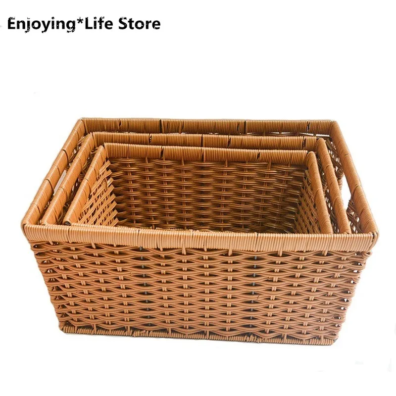 Kitchen Fruit and Vegetable Food Storage Woven Basket Rattan Storage Basket Fruit Basket
Kitchen Fruit and Vegetable Food Storage Woven Basket Rattan Storage Basket Fruit Basket