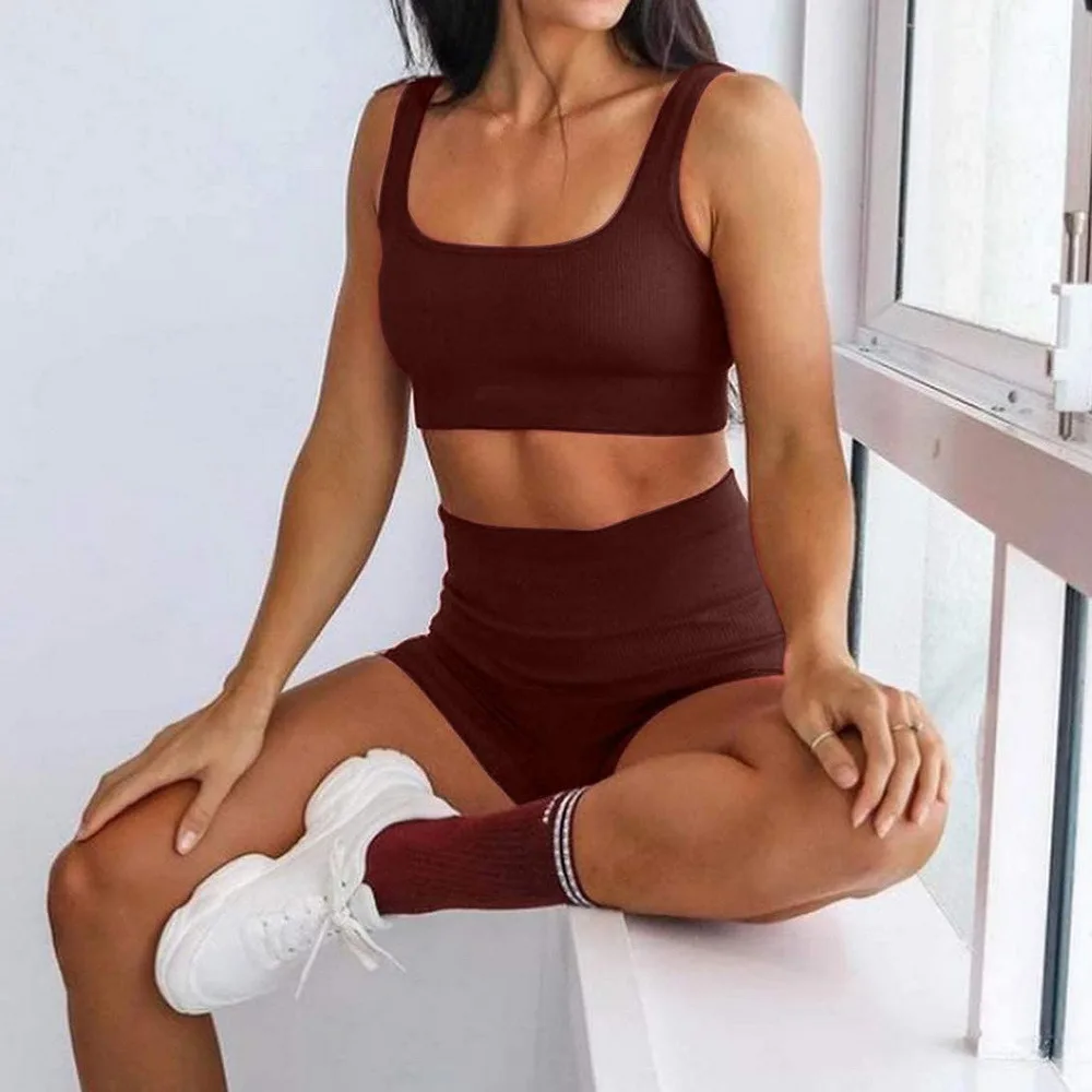 WENYUJH Two-piece Set Ins Seamless Knitting Sexy Gym Sport Workout Running Sports Short Bra Yoga Suit Tracksuit U-neck Fitness
WENYUJH Two-piece Set Ins Seamless Knitting Sexy Gym Sport Workout Running Sports Short Bra Yoga Suit Tracksuit U-neck Fitness