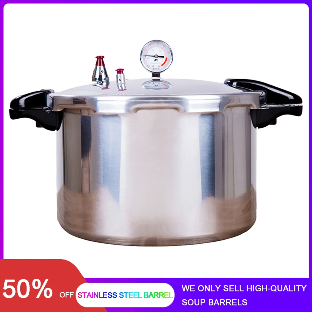 

Pressure Cooker Commercial Explosion-Proof Soup Pot Stew Pot Kitchen Cookware Cooking Tool Gas Stove Cooker Chef Steamer