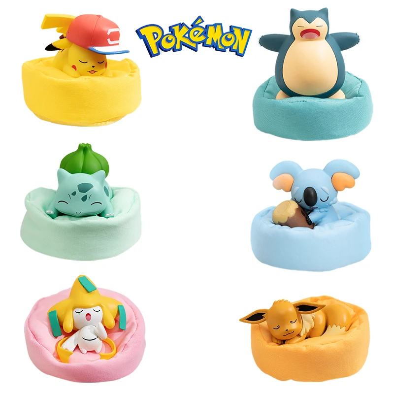 6 models Original Pokemon Anime action Figure Jirachi Snorlax Bulbasaur Pikachu Eevee Doll Toy Boy girl Child kid Birthday gift
6 models Original Pokemon Anime action Figure Jirachi Snorlax Bulbasaur Pikachu Eevee Doll Toy Boy girl Child kid Birthday gift