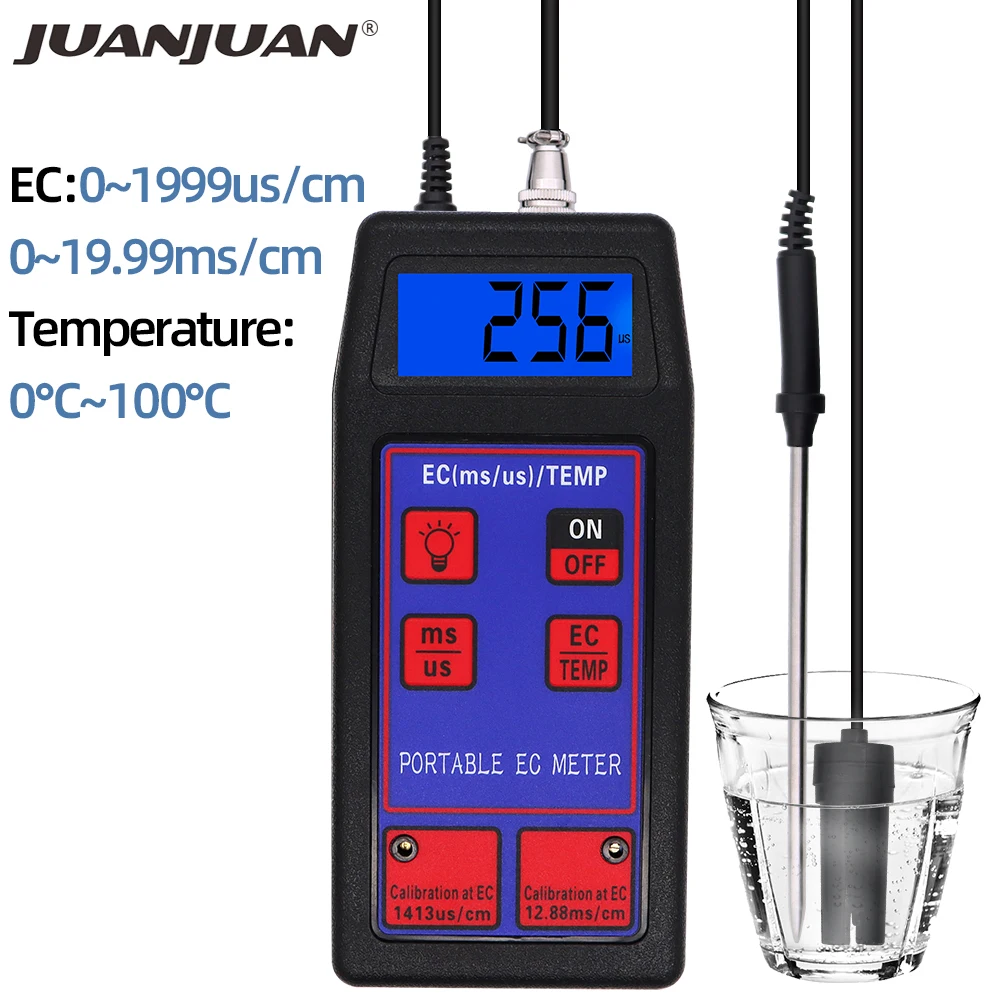 EC-8423 2 в 1 TEMP EC Тестовый er цифровой измеритель электропроводности Измеритель Качества Воды тестовый инструмент для бассейна пить воду аквари...
EC-8423 2 в 1 TEMP EC Тестовый er цифровой измеритель электропроводности Измеритель Качества Воды тестовый инструмент для бассейна пить воду аквари...