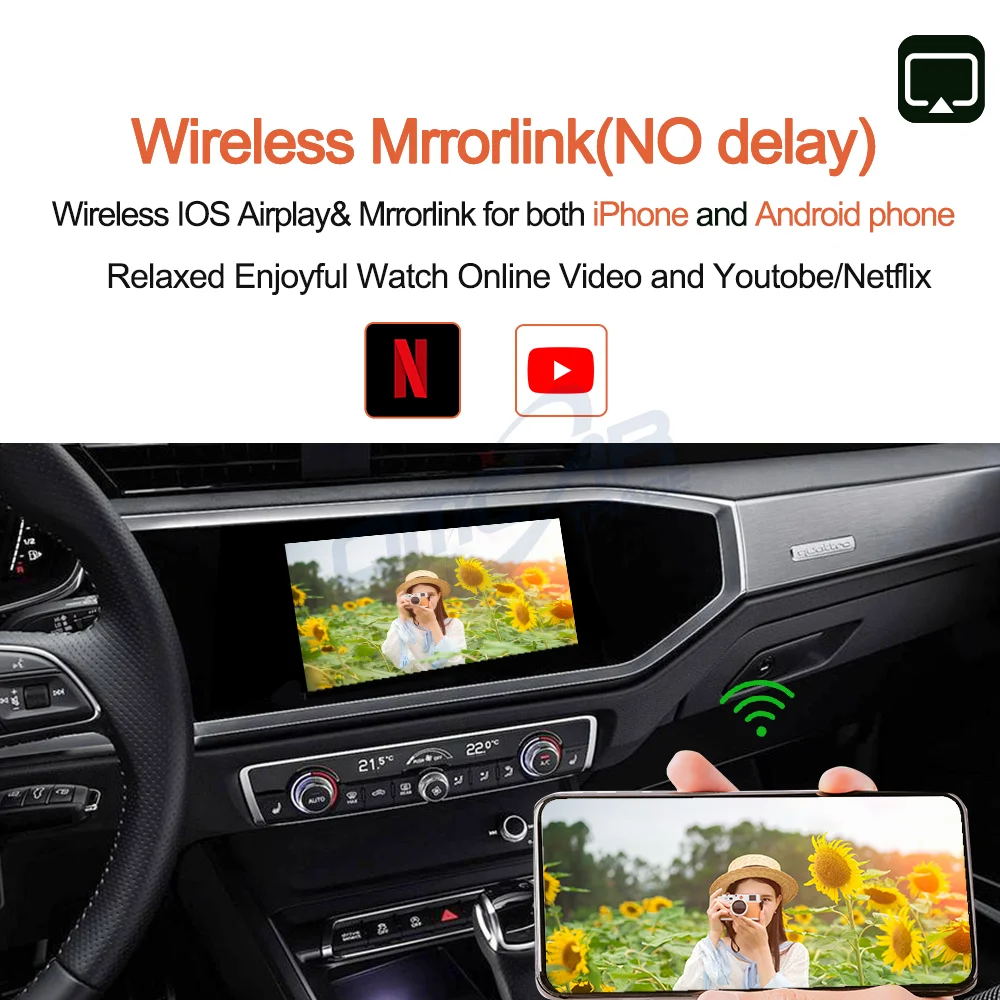 Carplay беспроводной адаптер для Chevrolet проводной к автомобильный мультимедийный