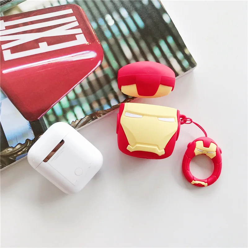 Marvel Certified for Apple Airpods, Iron Man Bluetooth wireless headset Holder rechargeable, fall-proof silicone headset holder
Marvel Certified for Apple Airpods, Iron Man Bluetooth wireless headset Holder rechargeable, fall-proof silicone headset holder