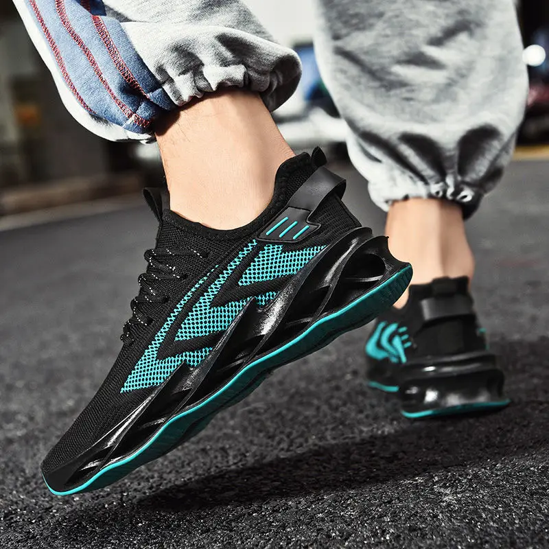 Summer Men's Running Shoes Breathable Blade Sneakers Black Oudoor Trendy Wear-resistant Cushioning Sports Shoe Zapatillas Hombre
Summer Men's Running Shoes Breathable Blade Sneakers Black Oudoor Trendy Wear-resistant Cushioning Sports Shoe Zapatillas Hombre